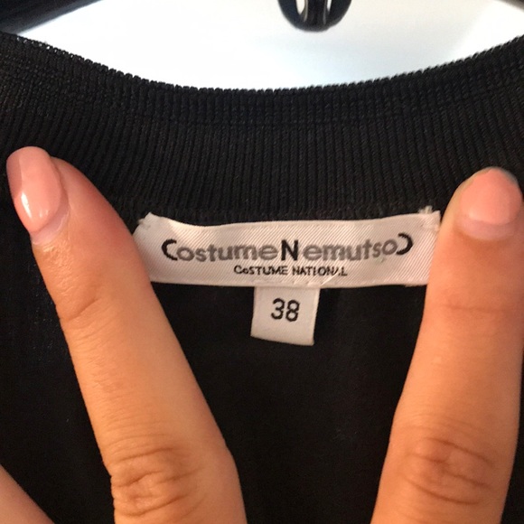 Costume Nemutso Leather and Mesh Cut Out Tank - Picture 4 of 5